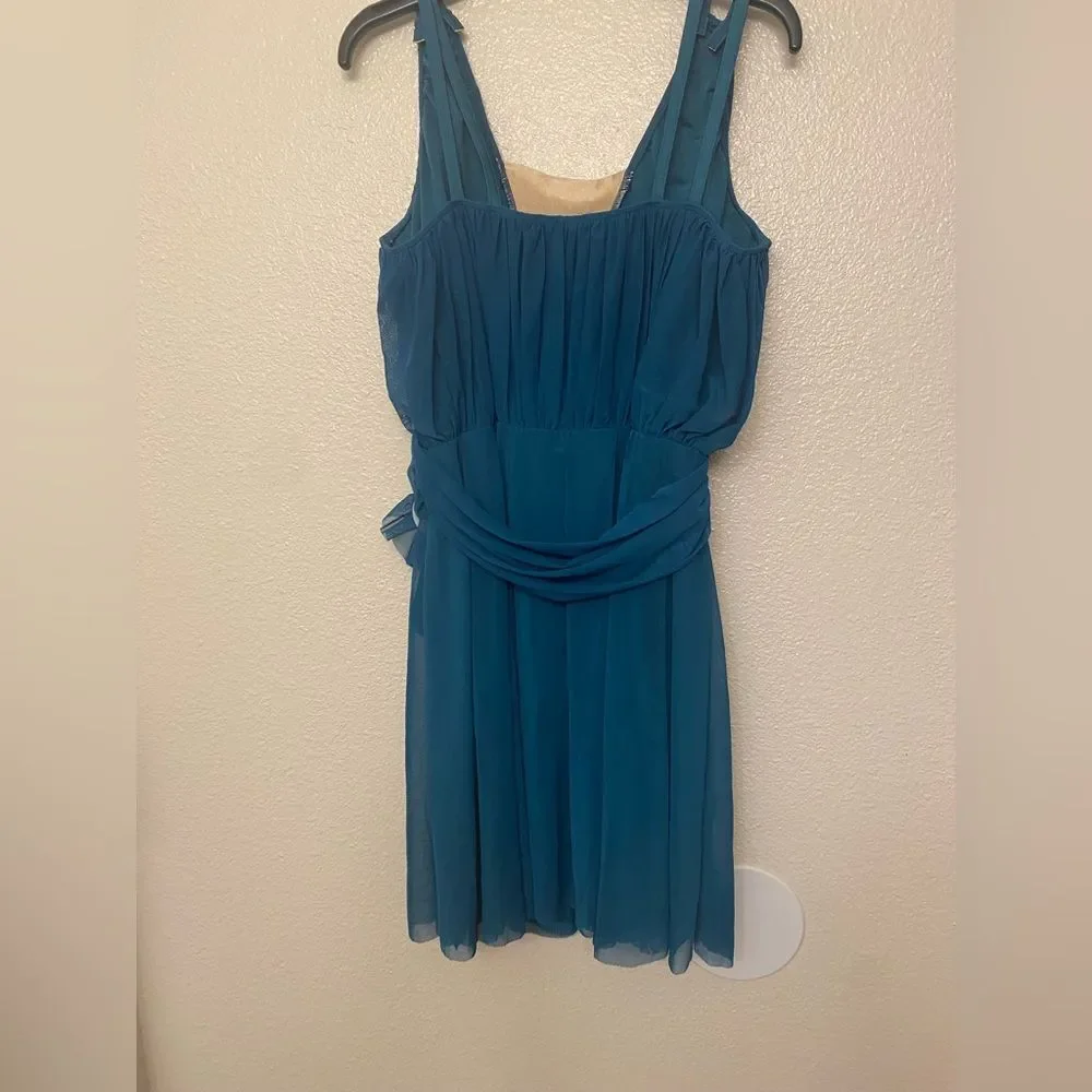 A wish come true dance costume teal lyrical dress 23024Y Stay LA-Large adult